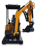 Kubota D722 Diesel 1.8 Ton Mini Excavator Backhoe Digger EPA Certified Swing Boom Telescoping Tracks Hydraulic Thumb