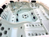 Outdoor 6 Person 123 JETS Double Lounger Hot Tub Spa Fully Loaded 5 Pump 3HP VOLCANO JETS + BALBOA