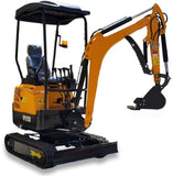 Kubota D722 Diesel 1.8 Ton Mini Excavator Backhoe Digger EPA Certified Swing Boom Telescoping Tracks Hydraulic Thumb