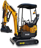 Kubota D722 Diesel 1.8 Ton Mini Excavator Backhoe Digger EPA Certified Swing Boom Telescoping Tracks Hydraulic Thumb