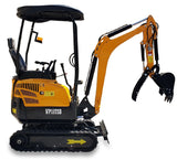 Kubota D722 Diesel 1.8 Ton Mini Excavator Backhoe Digger EPA Certified Swing Boom Telescoping Tracks Hydraulic Thumb