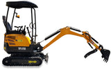 Kubota D722 Diesel 1.8 Ton Mini Excavator Backhoe Digger EPA Certified Swing Boom Telescoping Tracks Hydraulic Thumb