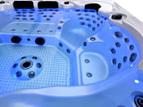 Outdoor 6 Person 123 JETS Double Lounger Hot Tub Spa Fully Loaded 5 Pump 3HP VOLCANO JETS + BALBOA