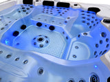 Outdoor 6 Person 123 JETS Double Lounger Hot Tub Spa Fully Loaded 5 Pump 3HP VOLCANO JETS + BALBOA