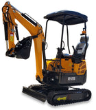 Kubota D722 Diesel 1.8 Ton Mini Excavator Backhoe Digger EPA Certified Swing Boom Telescoping Tracks Hydraulic Thumb