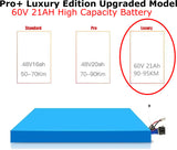 NEW 60V Electric Fat Tire Scooter Chopper / Harley Design Cruiser Bike White Frame   CLEARANCE LOCAL PICKUP