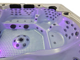 Outdoor 6 Person 123 JETS Double Lounger Hot Tub Spa Fully Loaded 5 Pump 3HP VOLCANO JETS + BALBOA