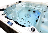 Outdoor 6 Person 123 JETS Double Lounger Hot Tub Spa Fully Loaded 5 Pump 3HP VOLCANO JETS + BALBOA