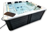 Outdoor 6 Person 123 JETS Double Lounger Hot Tub Spa Fully Loaded 5 Pump 3HP VOLCANO JETS + BALBOA