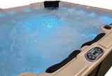 Outdoor 6 Person 123 JETS Double Lounger Hot Tub Spa Fully Loaded 5 Pump 3HP VOLCANO JETS + BALBOA