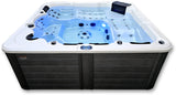 Outdoor 6 Person 123 JETS Double Lounger Hot Tub Spa Fully Loaded 5 Pump 3HP VOLCANO JETS + BALBOA