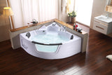 2 Person Hydrotherapy Computerized Massage Indoor Whirlpool Jetted Bathtub Hot Tub 050A WHITE  New / Open Box Sale