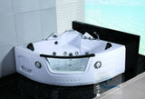 2 Person Hydrotherapy Computerized Massage Indoor Whirlpool Jetted Bathtub Hot Tub 050A WHITE  New / Open Box Sale
