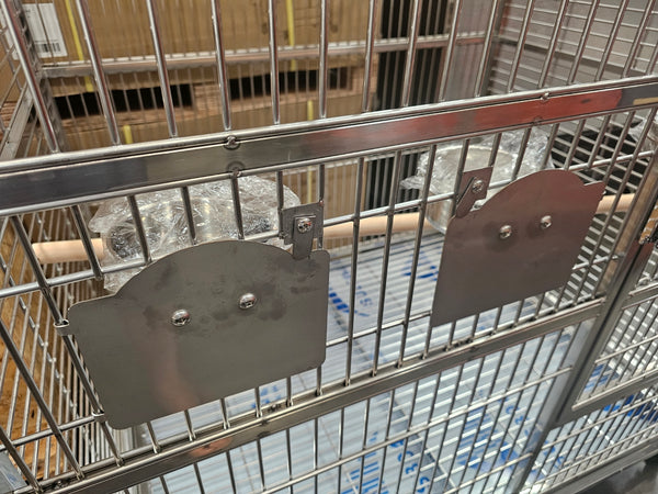 View of Extra Large Indoor / Outdoor 304 Stainless Steel Bird / Parrot Macaw C ...