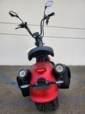 3000W Electric M8 Sport Chopper Motorcycle Harley Scooter Bike METALLIC OXBLOOD RED Fat Tire Scooter SALE