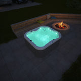 4 Person Indoor / Outdoor Hot Tub Whirlpool Hydrotherapy Bathtub SPA with Cover