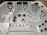 Outdoor 6 Person 123 JETS Double Lounger Hot Tub Spa Fully Loaded 5 Pump 3HP VOLCANO JETS + BALBOA