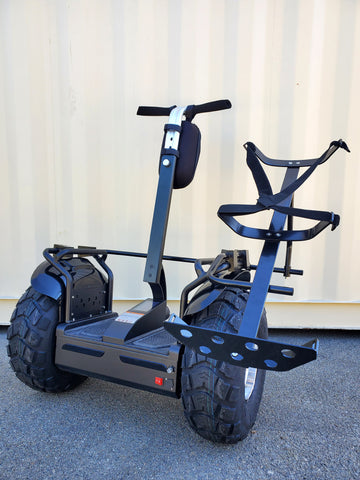 2 Wheel Off Road Electric Segway Style Self Balancing DOUBLE BATTERY 4000W Golf Bag Holder Included 72V