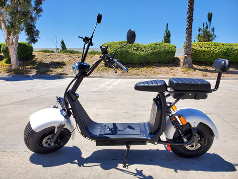 2000W + 40AH Double Seat Electric CityCoco Fat Tire Scooter Motorcycle Bike