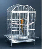 Large High Quality 304 Stainless Steel Bird Parrot Amazon Cockatoo African Grey Mini Macaw Cage Wire Dome Top ASSEMBLED