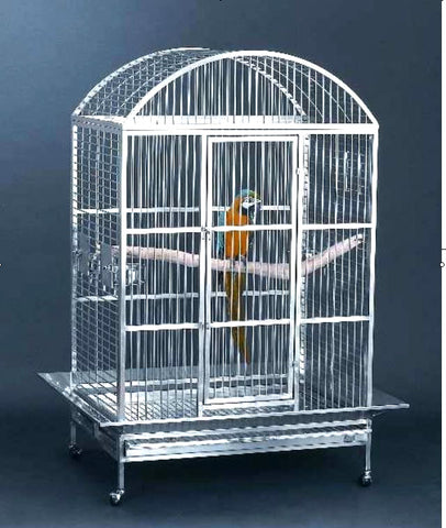 BULK SALE - FOUR (4) CAGES - XL Size Indoor / Outdoor 304 Stainless Steel Bird Parrot Macaw Cages