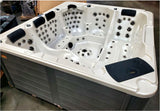 Outdoor 6 Person 123 JETS Double Lounger Hot Tub Spa Fully Loaded 5 Pump 3HP VOLCANO JETS + BALBOA