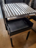 Charcoal / Wood Fired Argentine Santa Maria Parilla Grill 24x24x60 Stainless V Grates