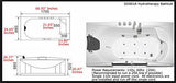 Single Person 66" Whirlpool Jetted Hydrotherapy Massage SPA Bathtub Bath Tub Indoor 001A