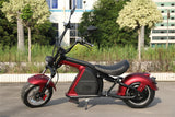 3000W Electric M8 Sport Chopper Motorcycle Harley Scooter Bike METALLIC OXBLOOD RED Fat Tire Scooter SALE