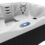 4 Person Indoor / Outdoor Hot Tub Whirlpool Hydrotherapy Bathtub SPA with Cover