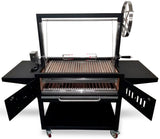 Outdoor Argentine Santa Maria Charcoal Wood BBQ Grill Spit Roaster Parrilla