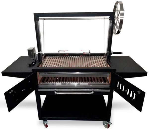 TRINIDAD SALDIVAR 3 steel23g (サルディバル3) Outdoor Argentine Santa Maria Charcoal Wood BBQ Grill Spit