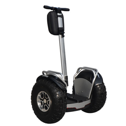2400W 2 Wheel Off Road Electric Self Balancing Electric Scooter DOUBLE BATTERY with Golf Bag Holder