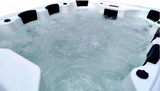 8 Person Outdoor Hot Tub SPA with Insulated Cover + Stairs Bluetooth Sound System USB Ozone