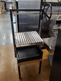 Charcoal / Wood Fired Argentine Santa Maria Parilla Grill 24x24x60 Stainless V Grates