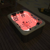 3 Person Outdoor Hydrotherapy Bathtub Hot Bath Tub Whirlpool SPA SYM6016 - 51 Jets + 23 LED Lights
