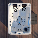 3 Person Outdoor Hydrotherapy Bathtub Hot Bath Tub Whirlpool SPA SYM6016 - 51 Jets + 23 LED Lights