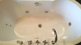 Hydrotherapy Whirlpool Jetted Bathtub Indoor Soaking Hot Bath Tub Freestanding - 037A