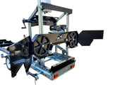 31" Capacity Portable Sawmill Upgraded Gas Kohler 14HP Engine Electric Start Band Saw  EXTENDED TRAILER PACKAGE