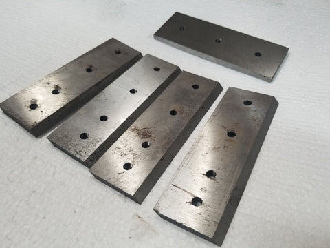 Reversible Hardened Steel BX62S PTO Wood Chipper Blades Knives 5 Pcs / Set