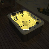 3 Person Outdoor Hydrotherapy Bathtub Hot Bath Tub Whirlpool SPA SYM6016 - 51 Jets + 23 LED Lights