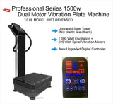 Dual Motor 1500w Whole Body Power Vibe Vibration Plate Exercise Machine