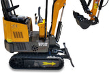 NEW Gas Powered Briggs & Stratton 13.5HP Engine 1 Ton Mini Backhoe Excavator Bulldozer w/ Hydraulic Thumb Grapple