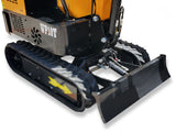 NEW Gas Powered Briggs & Stratton 13.5HP Engine 1 Ton Mini Backhoe Excavator Bulldozer w/ Hydraulic Thumb Grapple