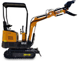 NEW Gas Powered Briggs & Stratton 13.5HP Engine 1 Ton Mini Backhoe Excavator Bulldozer w/ Hydraulic Thumb Grapple