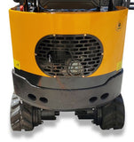 NEW Gas Powered Briggs & Stratton 13.5HP Engine 1 Ton Mini Backhoe Excavator Bulldozer w/ Hydraulic Thumb Grapple