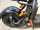 NEW 2000W Double Seat Double Battery Fat Tire CityCoco Scooter Moped 40AH Long Range Lithium Battery