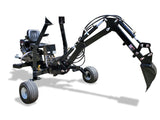 New / Open Box 15HP 420CC Gas Powered Towable Backhoe Mini Excavator 8' Foot Reach 12" Bucket