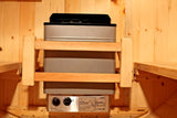 8' Foot  6 Person Indoor / Outdoor Wet Dry Swedish Steam Canadian Cedar Wood Barrel Sauna 9KW Heater Upgrade 200F