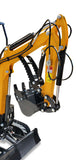 NEW Gas Powered Briggs & Stratton 13.5HP Engine 1 Ton Mini Backhoe Excavator Bulldozer w/ Hydraulic Thumb Grapple